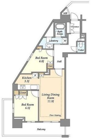 ブランズ川口本町の物件間取画像